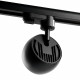 Светильник трековый на шинопровод  GX53, однофазный 15W, 230V, черный IP20