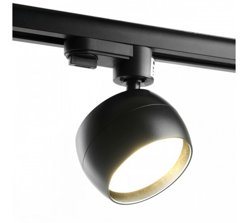 Светильник трековый на шинопровод  GX53, однофазный 15W, 230V, черный IP20