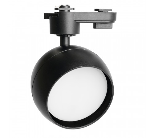 Светильник трековый на шинопровод  GX53, однофазный 15W, 230V, черный IP20