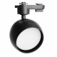 Светильник трековый на шинопровод  GX53, однофазный 15W, 230V, черный IP20