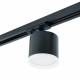 Светильник трековый на шинопровод GX53, однофазный 15W, 230V, черный IP40