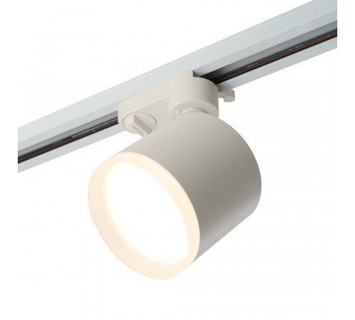 Светильник трековый на шинопровод GX53, однофазный 15W, 230V, белый IP40
