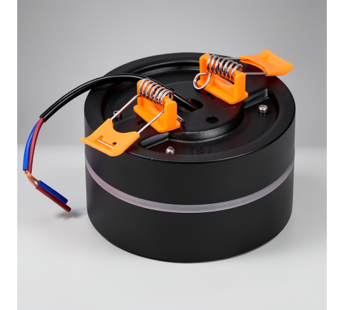 Светильник потолочный 12W, 230V, GX53, черный без лампы