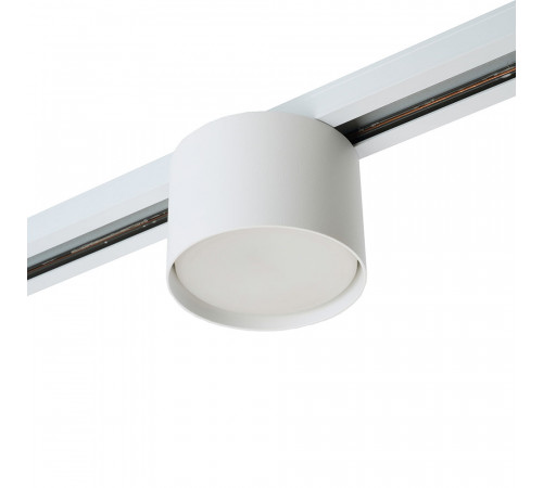 Светильник трековый на шинопровод  GX53, однофазный  15W, 230V, белый IP40