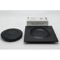 Контроллер управления RF монохромной лентой 12А 12-24V 2.4Гц, 30м с панелью черный