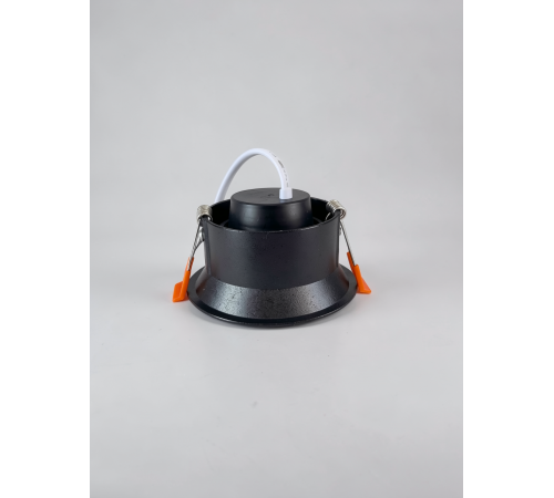 Светильник встраиваемый поворотный GU10 50W черный без лампы 