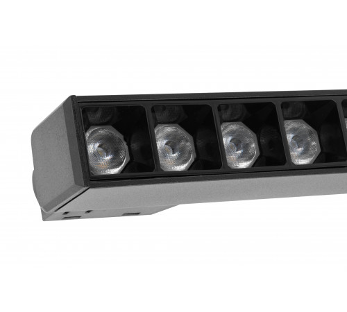 Светильник трековый 4в1 12W 48V 3000К/4000К/6000К/SMART, 24°, черный