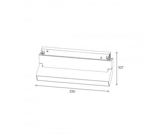 Светильник трековый поворотный 4в1 18W 48V 3000К/4000К/6000К/SMART, 24°